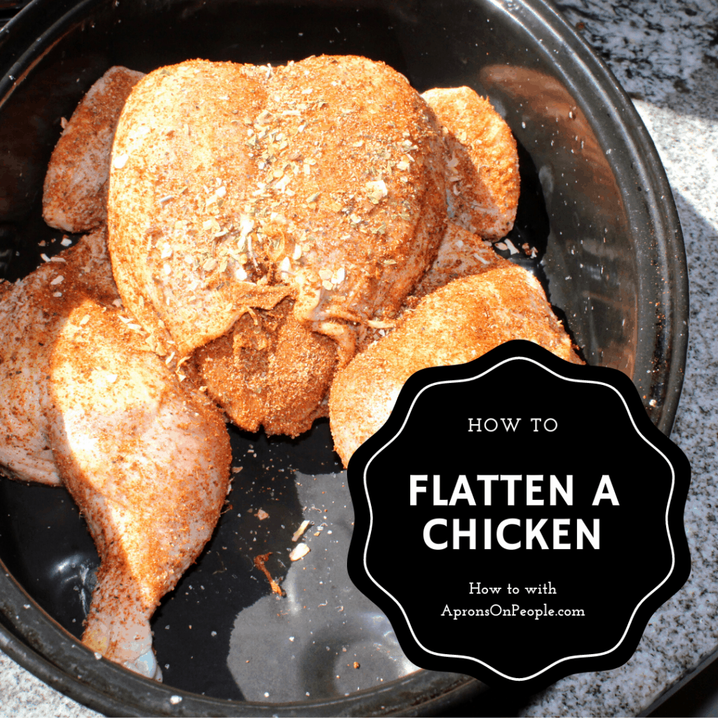 How to Flatten a Chicken